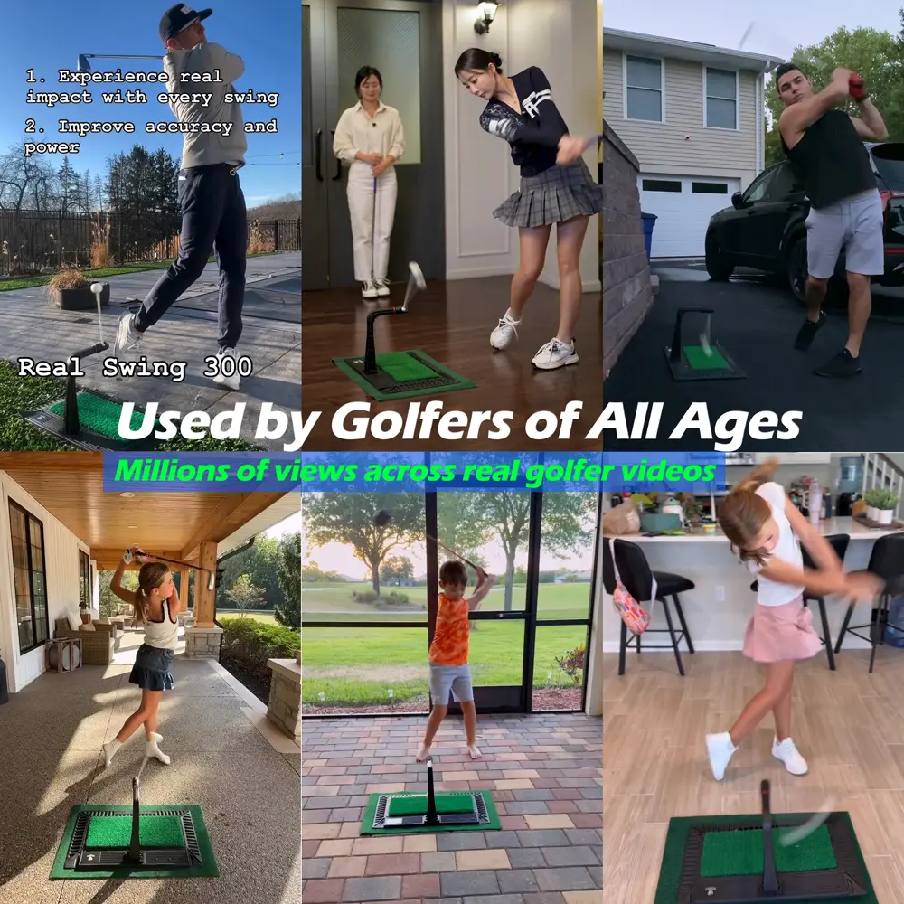 WINNER SPIRIT REAL SWING 300 Golf Swing Trainer for Impact & Path