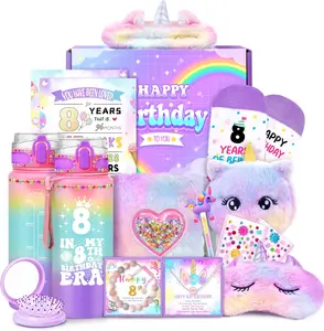 Gifts for 8 Year Old Girls, 8 Year Old Girl Birthday Gift Ideas, Unicorn Gifts for Girls Beautiful Gift for Daughter, Sister, Niece, Granddaughter, 8th Birthday Decorations for Little Girl Christmas