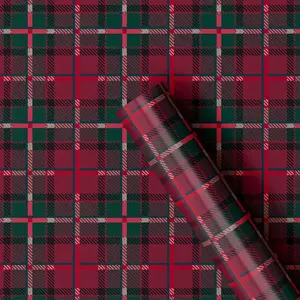 Christmas Roll Wrap Tartan Plaid