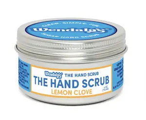 Wendala's Hand Scrub- Lemon Clove. Moisturizing Exfoliating Odor Remover for the Hands