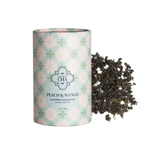 Leung's Cha | Peach Mango Oolong Tea | Herbal Tea (2oz / 60g)