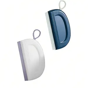 Mini Kitchen Squeegee - Portable Small Squeegee for Countertops, Sinks & Glass, Compact Water Wiper with Hanging Loop for Easy Storage, Durable Plastic Squeegee for Kitchen, Bathroom & Car Window Cleaning