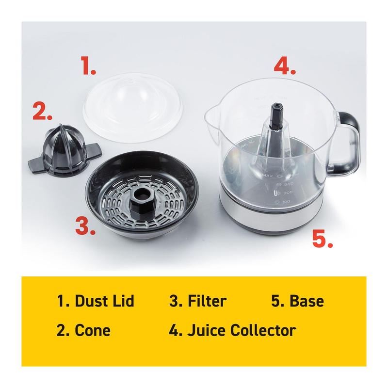 Elite Cuisine 3-Cup Electric Citrus Juicer