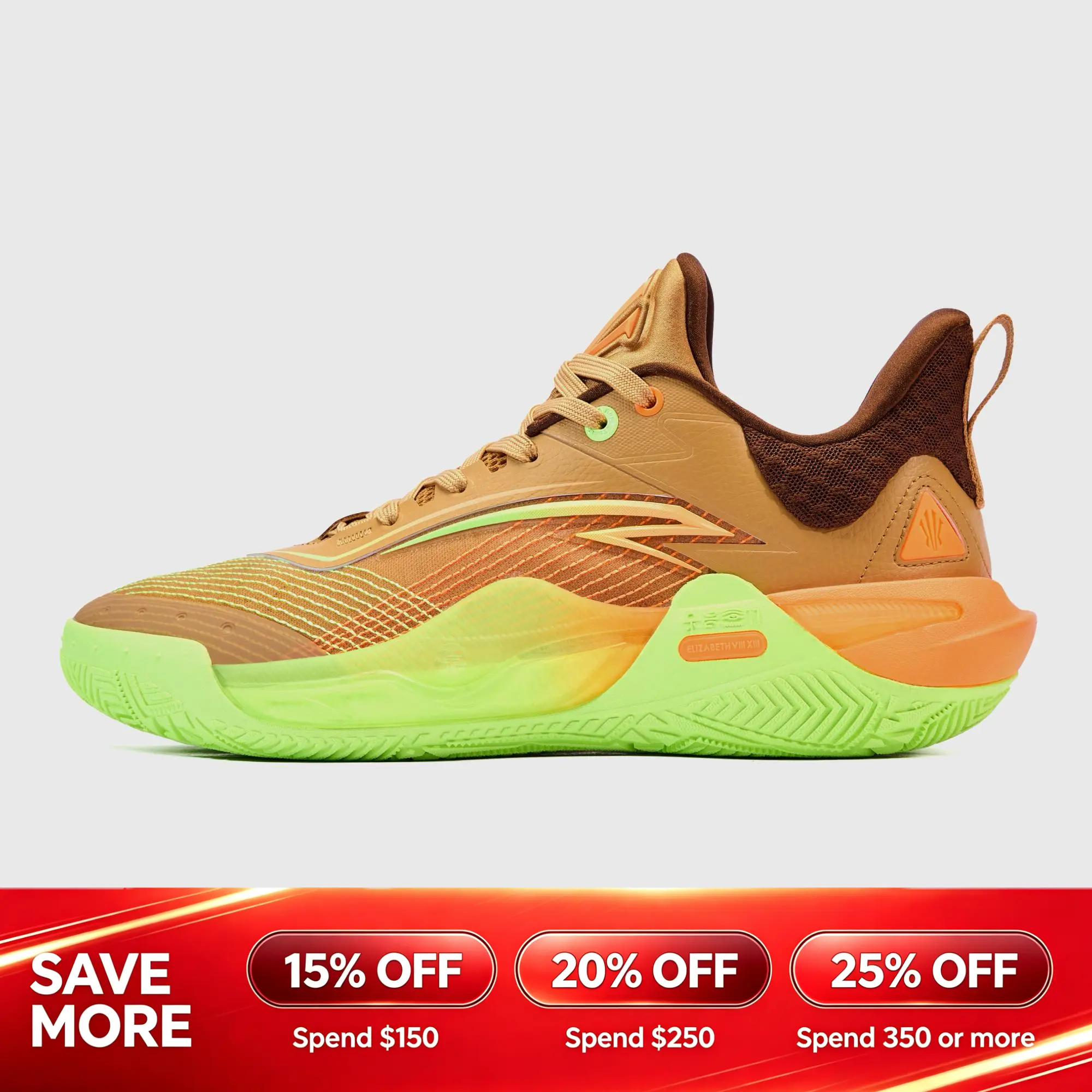 ANTA UNISEX KAI 1 Speed Basketball Shoes Kyrie Irving Responsive Resistant Sports Shoes