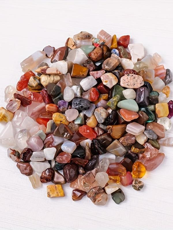 Natural Stone Decoration, Colorful Natural Crystal Stone, Natural Crystal Stone Aquarium Gravel, Sea Glass Rock Sand for Fish Turtle Decoration, Fish Tank