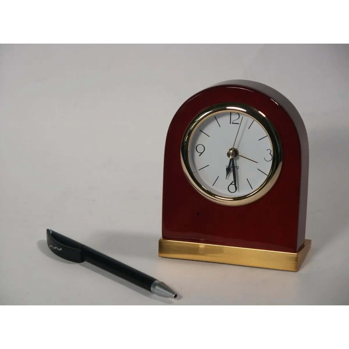 Sonnet Industries Analog Pickup Clock - Rosewood, Light Home Decor, Room Decor Accent for Home Supplies