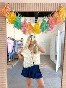 Romantic Stroll Blouse Peach