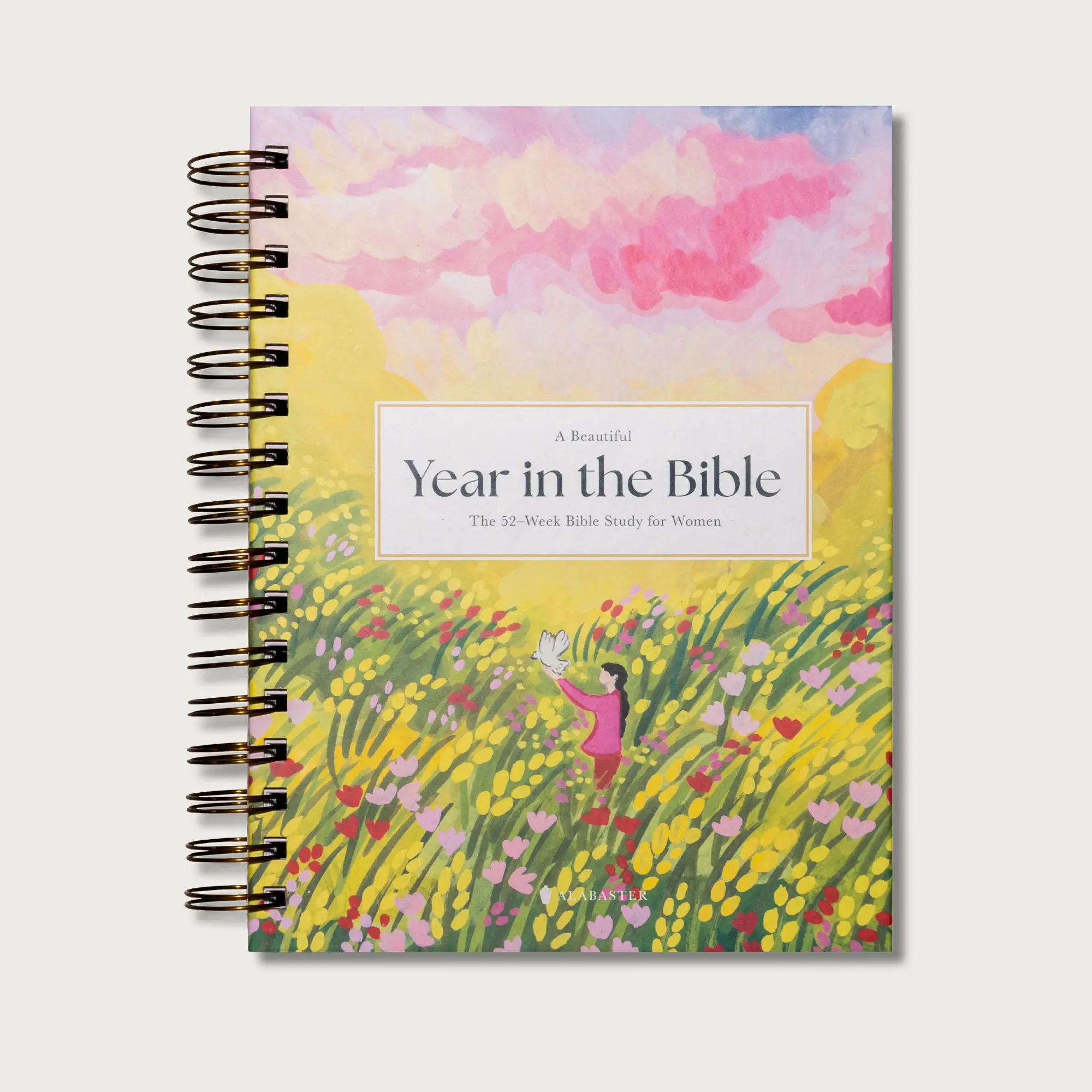 Alabaster A Beautiful Year in the Bible: The 52-Week Bible Study for Women (Spiral Bound)