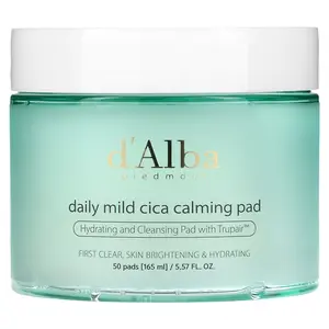 d'Alba Daily Mild Cica Calming Pad, 50 Pads, 5.57 fl oz (165 ml)