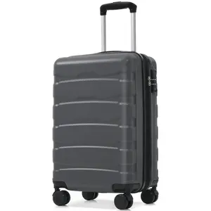 20-Inch Hardshell ABS Carry On Luggage, Durable Expandable Suitcase with Spinner Wheels and TSA Lock