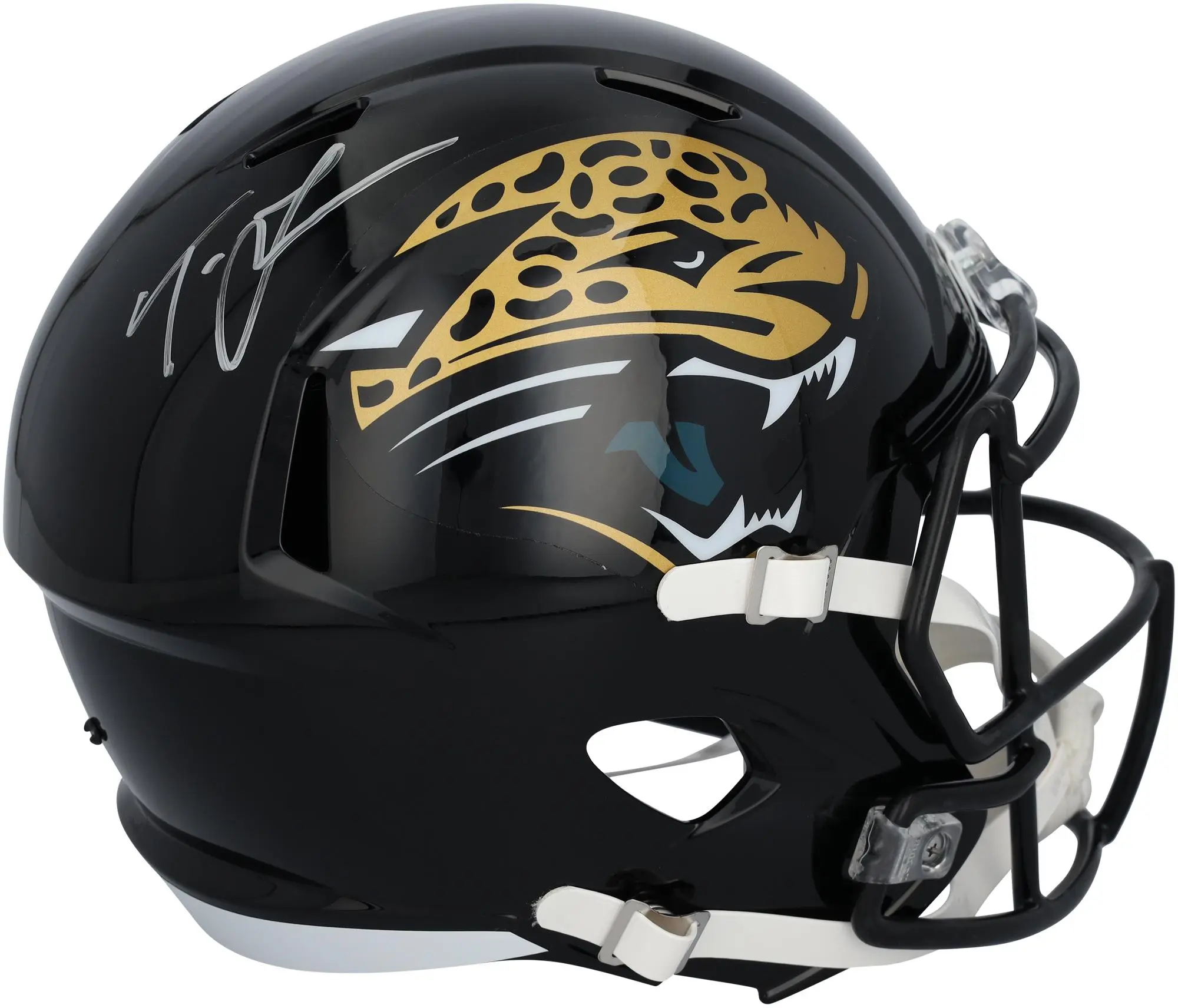 Trevor Lawrence Jacksonville Jaguars Autographed Riddell 1995-2012 Throwback Speed Replica Helmet - Fanatics Authentic Certified