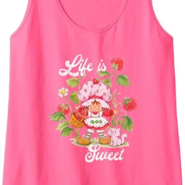 Strawberry Shortcake Life Is Sweet Vintage Berry Garden Tank Top