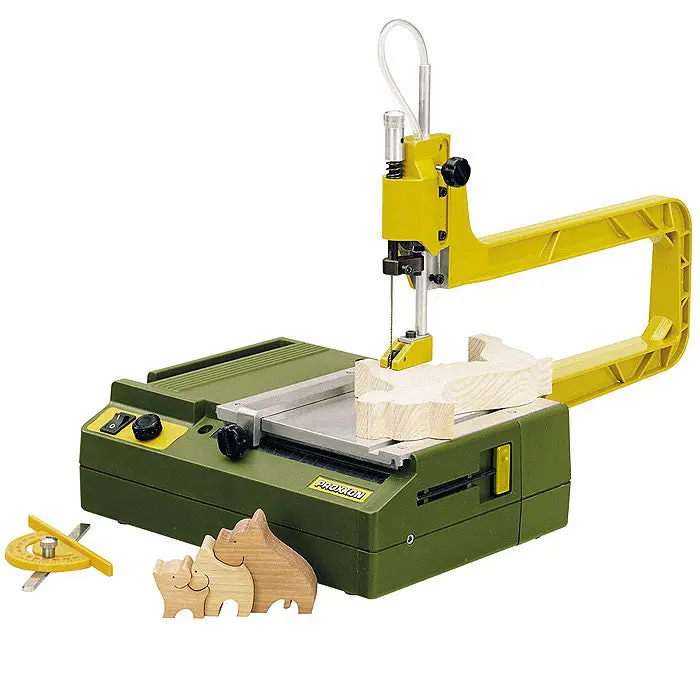 Proxxon Scroll Saw DS 115/E - 85W, 300mm Throat, 150-2,500 SPM, Cuts Wood, PCB & NF Metals (No. 37088)