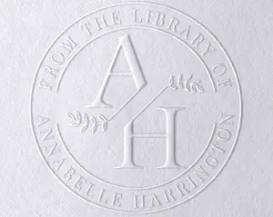 From the Library of Couple Custom Personalized From the Library of Book Belongs to Ex Libris Book Lover Gift