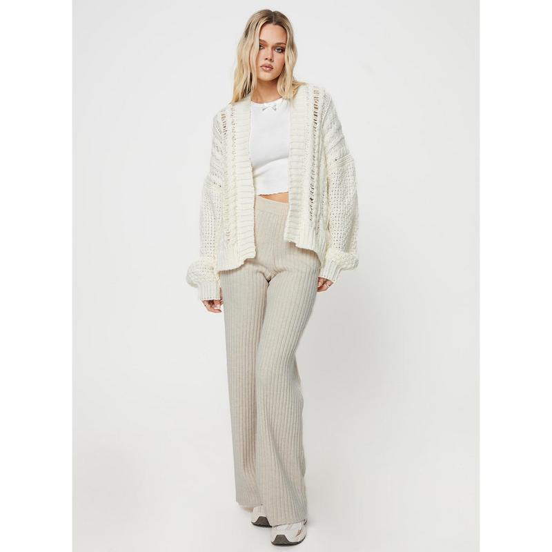 Abner Cable Cardigan Cream