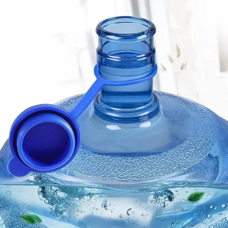 Reusable Water Bottle Cap with Handle, 3 Counts Anti-splash Dustproof Water Bottle Replacement Cap, Practical Kitchen Gadgets, Drinkware Accessories