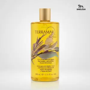 Terramar 3 en 1 Hair Oil with Argan, Macadamia Moisturizing Hair Oil Organic Hair Growth