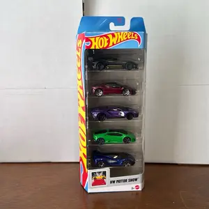 Hot Wheels HW Motor Show 5 Pack - Assorted Color Diecast Cars for Kids Ages 3+