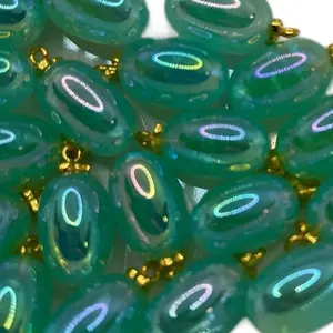 Teal Grape 13mm Pendant Beads - Pack of 30