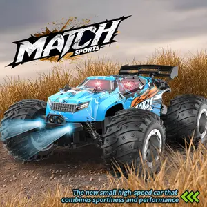 Cada RC Stunt Car, 1:18 4WD 2.4GHz High-Speed Waterproof Off-Roader, 22km/h Rechargeable Racing Vehicle with LED Lights for Climbing, Drifting, Teens & Adults