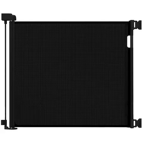 Dearlomum Retractable Baby Gate 33" to 42" Extra Tall, Extends up to 55" 71" 120" 177" 200" Wide, Mesh Child Safety Gate for Large Openings, Stairs, Doorways, Indoor Outdoor Infant Dog Gate summerwins