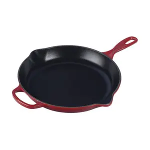 Le Creuset 11.75" Signature Enameled Cast Iron Skillet | Cerise/Cherry Red