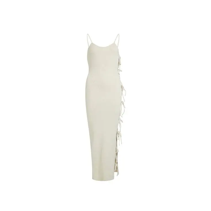LIONESS: CITY OF ANGELS MIDI DRESS BONE