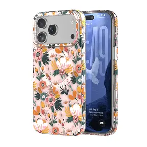 Flower Series Phone Cases: Magnetic cases designed for the Apple 16 Pro and Apple 16 Pro Max series, featuring military-grade protection, superior drop resistance, and long-lasting anti-yellowing properties, with full support for wireless charging.