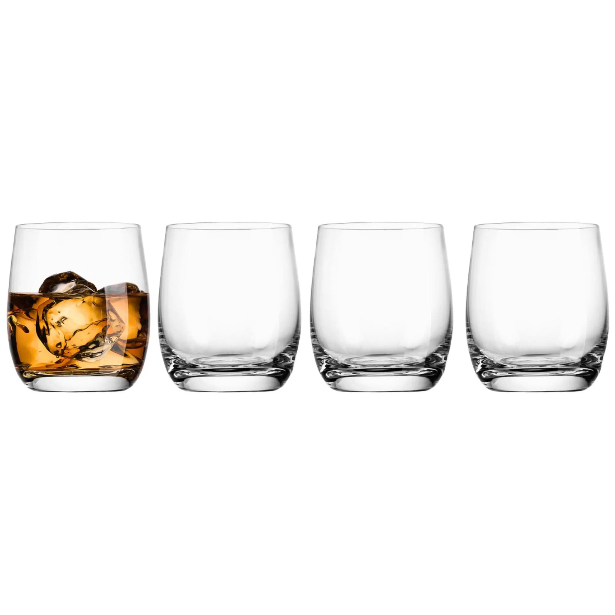Godinger Set of 4 Meridian Double Old Fashion Glasses