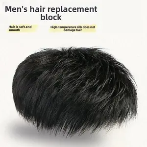Wig Men's Hairpiece Invisible Seamless Fluffy New Top Fashion Short Handsome Fur Inch Hairpiece