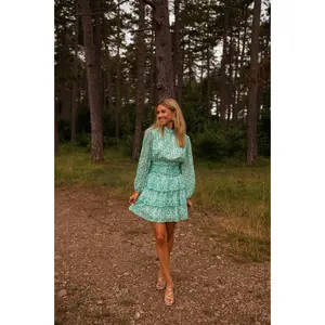 Blue and Green Manae Dress