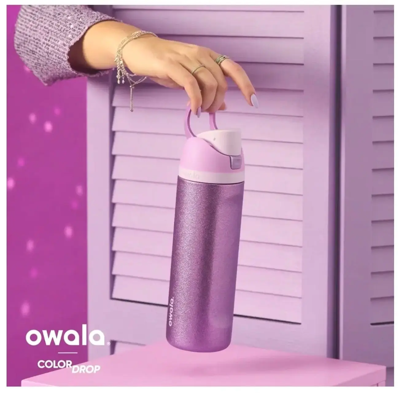 Owala 24oz FreeSip So Eggstra - (Limited Edition) Color Drop Exclusive, Insulated Stainless Steel Water Bottle Aesthetic Drinkware for Sport Lovers, Urban Outfitters Bottle FB