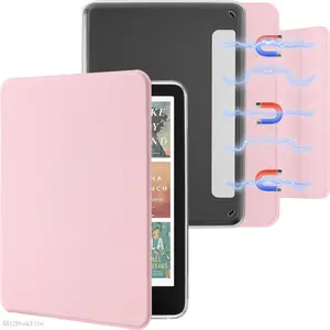 6''/6.8''/7'' Kindle Detachable Magnetic Case, Slim PU Leather Cover with Auto Wake/SleepAB12PeakVibe