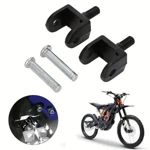 Foot Pegs Footpeg Bracket Pedal Holder Clamp CNC Aluminum for Sur Ron Light Bee X S Segway X260 X160 Electric Dirt Bike Motorcycle