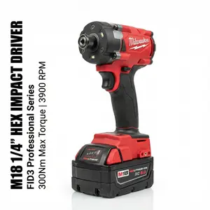 Milwaukee M18 FID3 18V Cordless Impact Driver Compact Tool wrench heavy duty