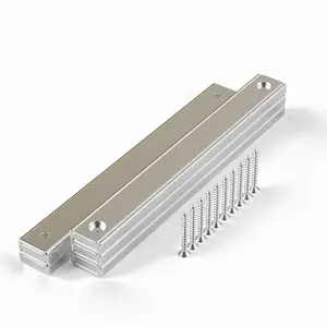 Neodymium Rectangular Pot Magnets 88 lbs Pulling Force 120x13.5x5mm Pack of 5 with Countersunk Hole,Mounting Screws,,Industrial Strength for Home, Workplace