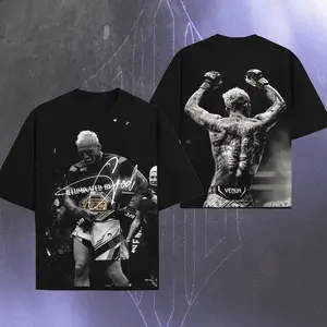 UFC Charles Oliveira Vintage Washed Cotton Graphic tee, Graphic t-shirts, oversized t Shirt – The Notorious Gift, Gift for fan
