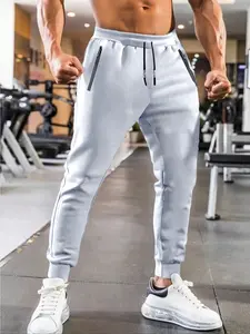 Men's Casual Sports Pants, Breathable Running Joggers, Outdoor Fitness Sweatpants, Runner Pants, Versa Fit Elastic Cuff Design