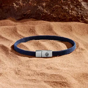 Men's Sublime Motivation Blue String Bracelet