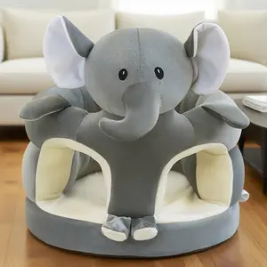 Toddler Seat | Toddler Sofa Chair, Infant Back Support Floor Chair, Plush Cartoon Animals Toddler Sofa, Toddler Floor Seater for Sitting Up, Portable Activity Seat for Toddlers, Living Room & Bedroom Friendly