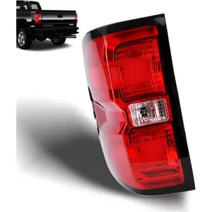 Tail Light Assembly for 2014-2015 Chevrolet Silverado 1500 2500HD 3500HD GMC Sierra 3500 HD Left Driver Side Tail Light Brake Light Bulb and Wiring Harness