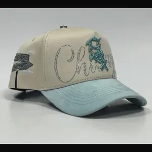 Chic Baseball Cap with Rhinestone Embellishments and Adjustable Strap for Stylish Comfort