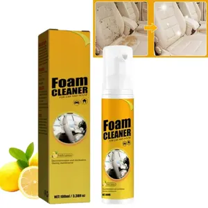 Multifunctional Car Foam Cleaner, Foam Cleaner, All Around Master Foam Cleaner,Foam Cleaner Spray for Car, Multi Purpose Foam No Flushing Grease-free Cleaner (100ml) interior cleaner