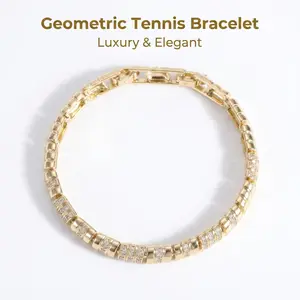Premium light luxury tennis bracelet with elegant gold snake motif and diamond accents, versatile for everyday wear