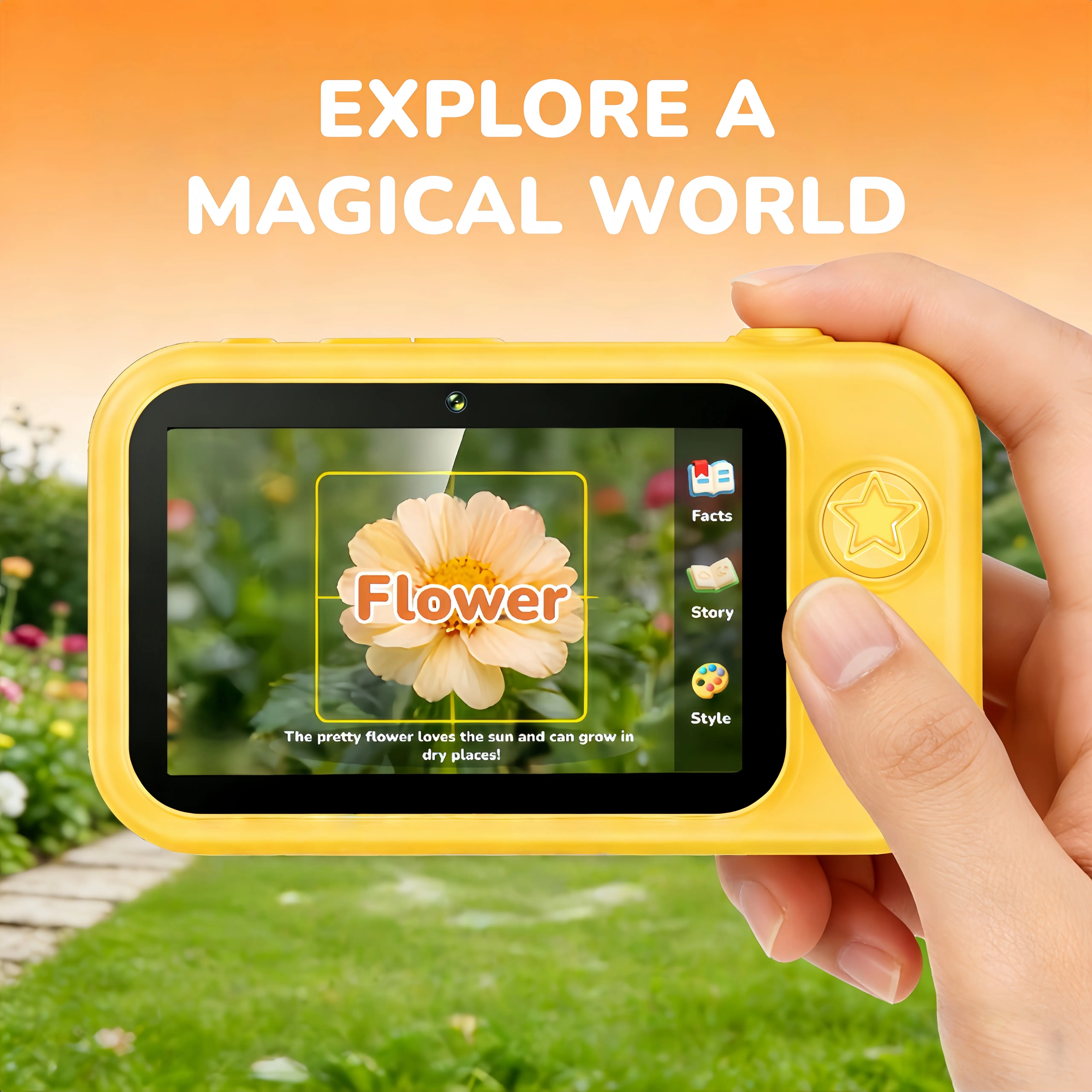 【Mother's Day Gift】JUMPO Kids Smart Camera – Creative Play & Learning with Object Recognition, Perfect Birthday & Travel Gift, Educational Toy for Ages 3-12