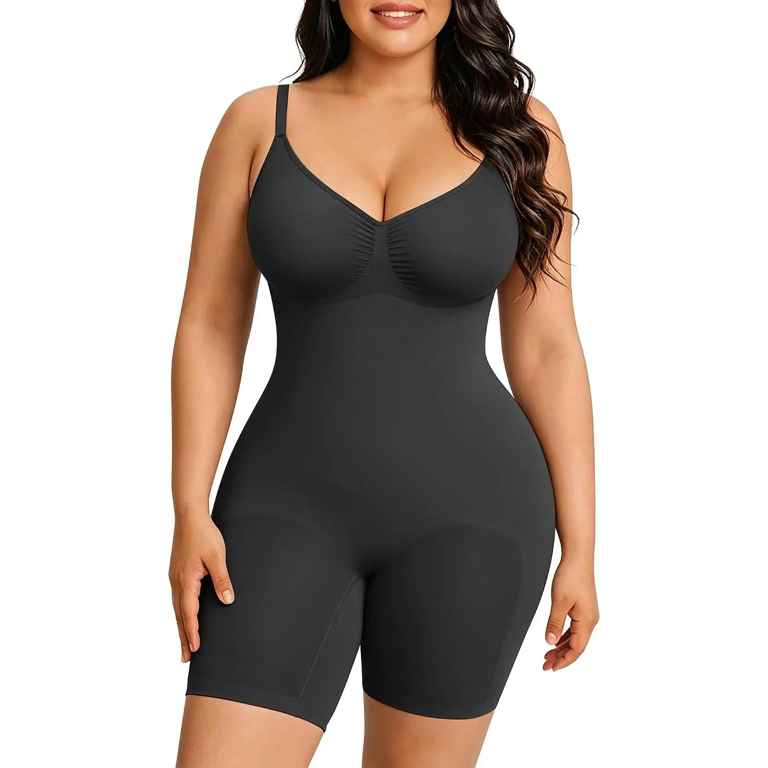 Shapewear Tummy Control Seamless Bodysuit Hip Enhancer Body Shaper for Women