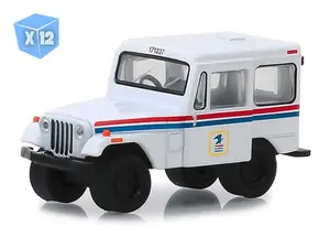 12 PACK 1971 Jeep DJ-5 United States Postal Service USPS Diecast 1:64 Scale Model - Greenlight 29997