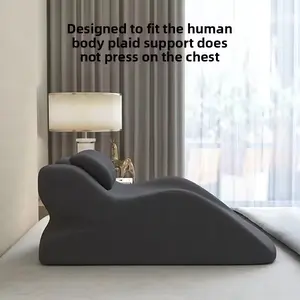 Ergonomic Memory Foam Pillow, Soft Wedge Support for Reading & Phone Use, Comfortable Prone Position Pillow for Relaxed Sleep