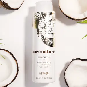COCONATURE Hair Protein 500ml Formaldehyde-Free Smoothing Treatment with Coconut Oil & Shea Butter for Deep Repair Frizz Control Shine & Volume Reduction - Haircare