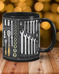 [Sale Up To 40% + Freeship] Mechanic Coffee Mugs, Auto Mechanic Gift, Tools Box, Handyman Tool Set Wrenches, Car Lovers Gift, Gifts For dad, Gift For Him, Husband Gifts